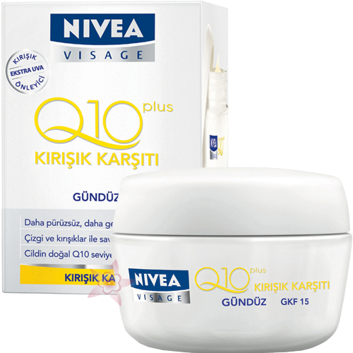 Nivea Q10 Plus Kırışık Karşıtı Gündüz Kremi GKF15