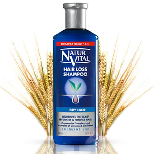 NaturVital HairLoss Şampuan - Kuru saçlar için 300 ml