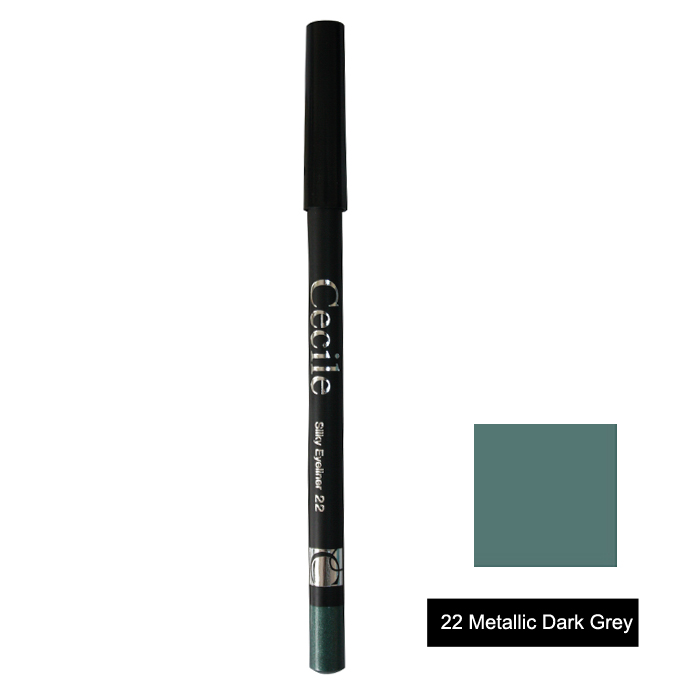 Cecile Silky Eyeliner 22 Metallic Dark Grey