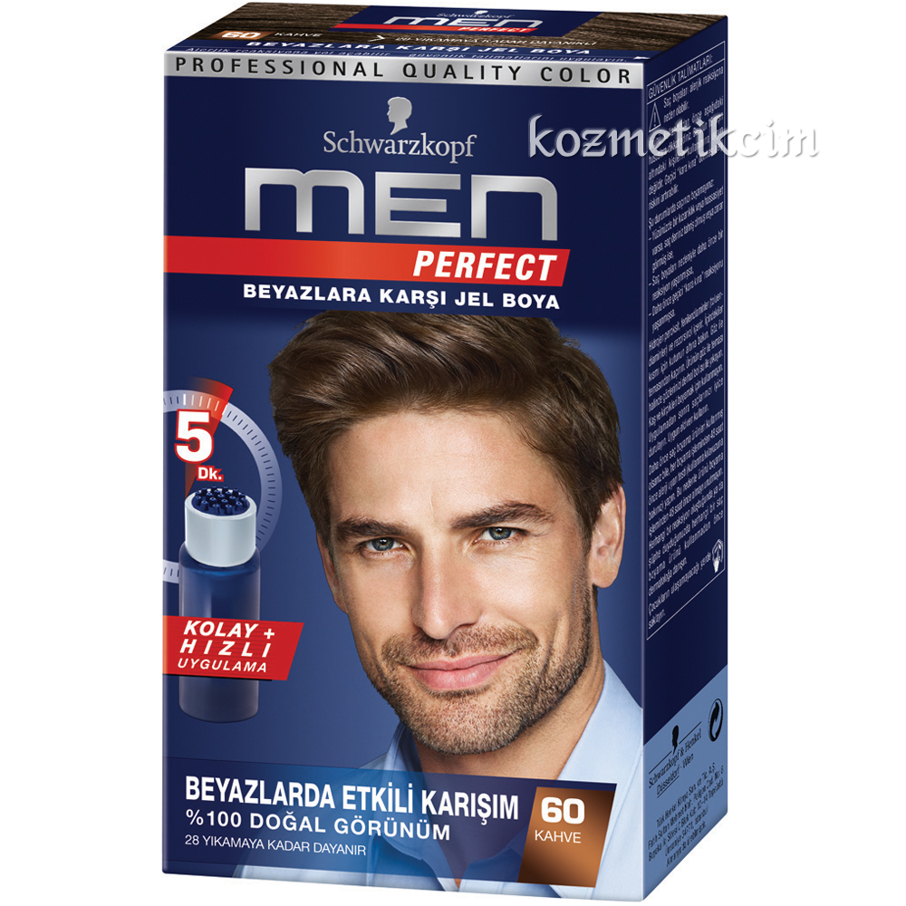 Schwarzkopf Men Perfect Amonyaksız Jel 60-Kahve
