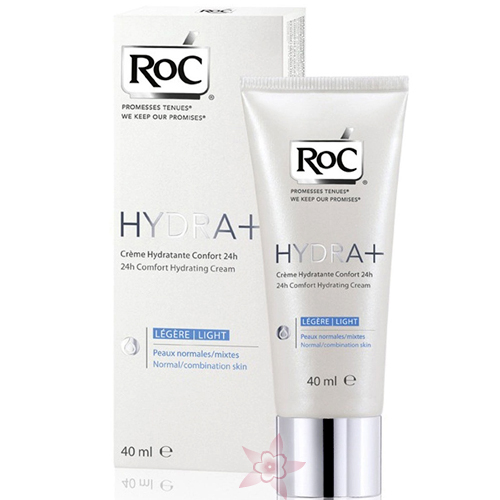 RoC Hydra+ 24h Comfort Light- Nemlendirici Bakım Kremi (Normal/Karma Ciltler) 40 ml