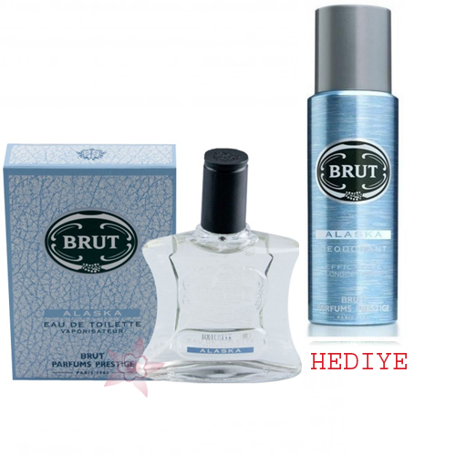 Brut Alaska Edt 100ml - Deo Sprey 200 ml Hediye 