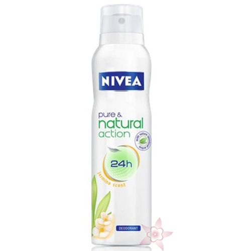 Nivea Pure & Natural Action Jasmine Sprey