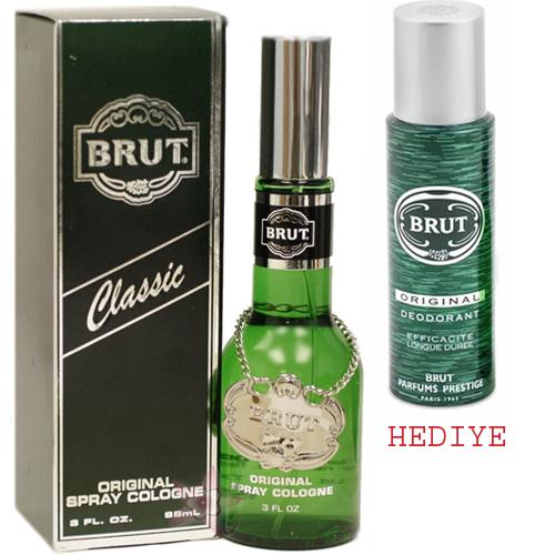 Brut Madalyonlu Original Edt 100ml - Deo Sprey 200 ml Hediye 