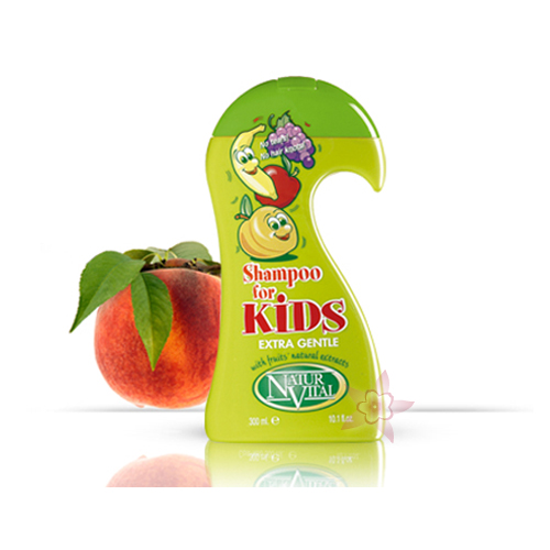 NaturVital Kids Shampoo Extra Gentle 300ML Doğal Meyve Özlü Çocuk Şampuan