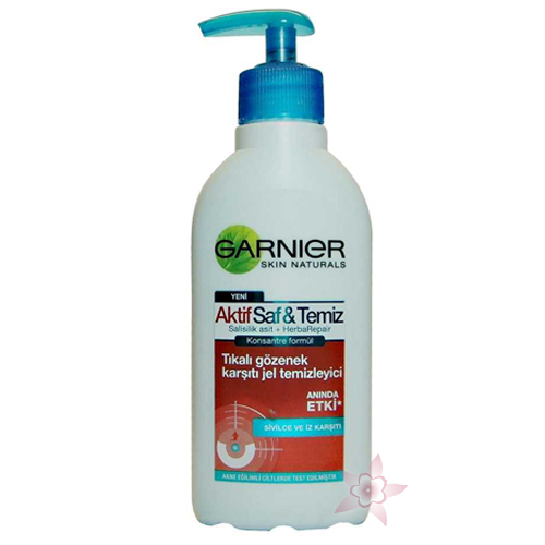 Garnier Aktif Saf Ve Temiz Tıkalı Gözenek Karşıtı Jel Temizleyici Jel 200 ML