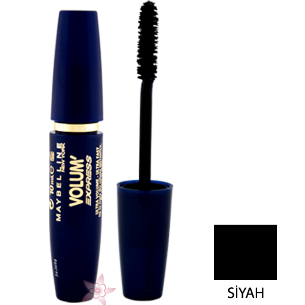 Maybelline Volum' Express Ultra Volume Ultra Fast  Maskara Siyah