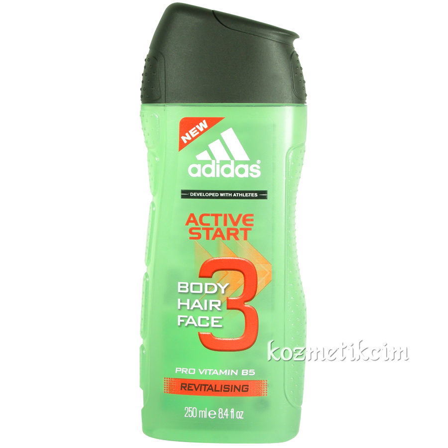 Adidas Active Start Üçü Bir Arada Duş Jeli 250 ml