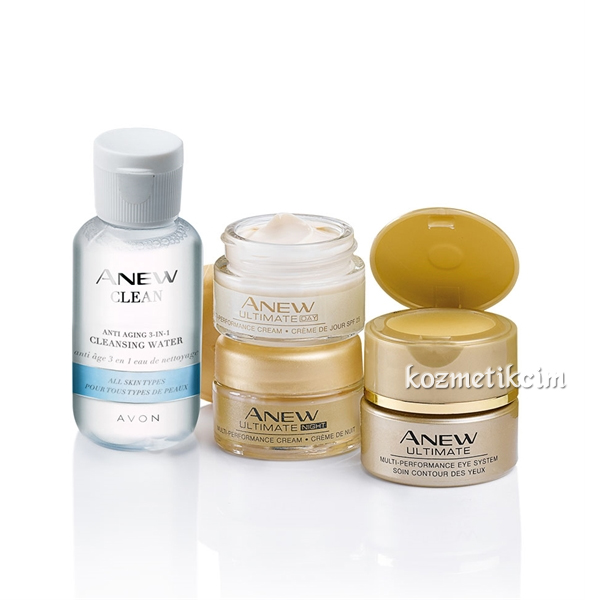 AVON Anew Ultimate Çok Amaçlı Yaşlanma Karşıtı 45 Yaş Üzeri Cilt Bakım Kiti