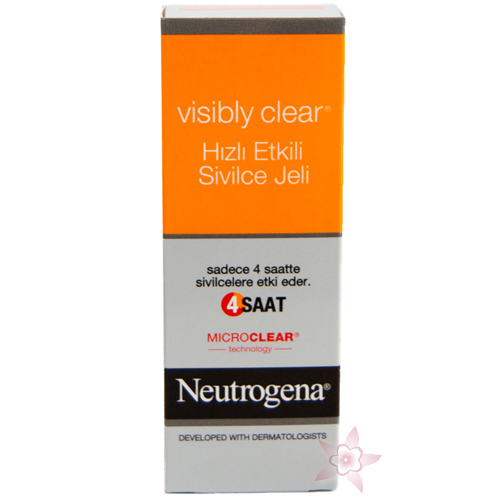 Neutrogena Visibly Clear Hızlı Etkili Sivilce Jeli