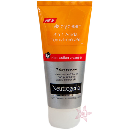 Neutrogena Visibly Clear 3'ü 1 Arada Temizleme Jeli