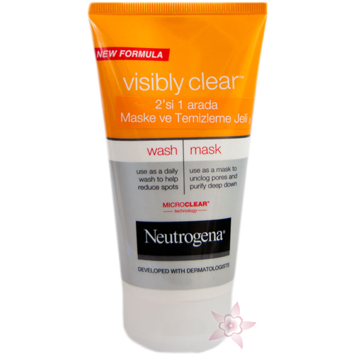 Neutrogena Visibly Clear  2'si 1 arada Maske ve Temizleme Jeli