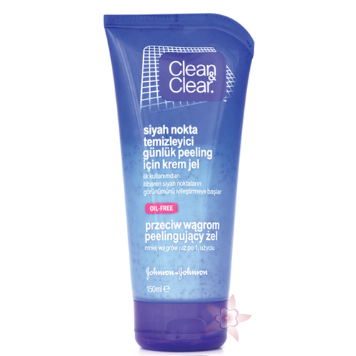 Clean&Clear Siyah Nokta Temizleyici Günlük Peeling İçin Krem Jel 150 ml 