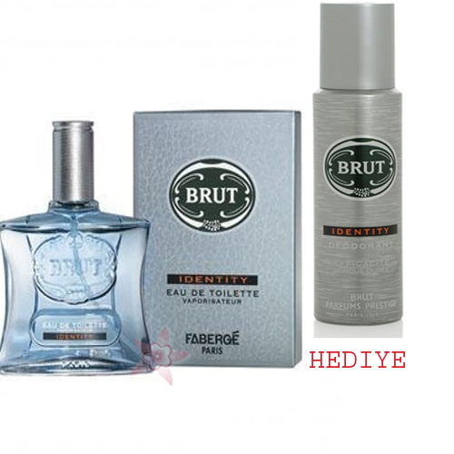 Brut Identıty Edt 100 ml - Deo Sprey 200 ml Hediye