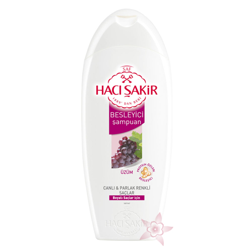 Hacı Şakir Boyalı Saçlar İçin Üzümlü Besleyici Şampuan 600 ml 