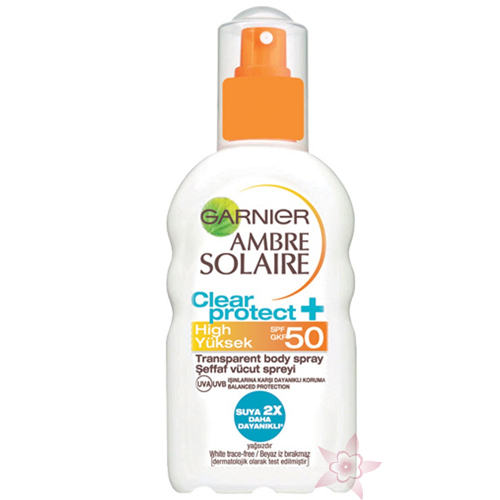 Garnier Ambre Solaire Güneş Koruyucu Losyon GKF 50 200 ml Sprey 