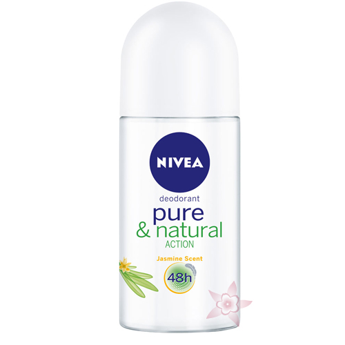 Nivea Pure & Natural Actıon Jasmine Roll-on 50 ml 