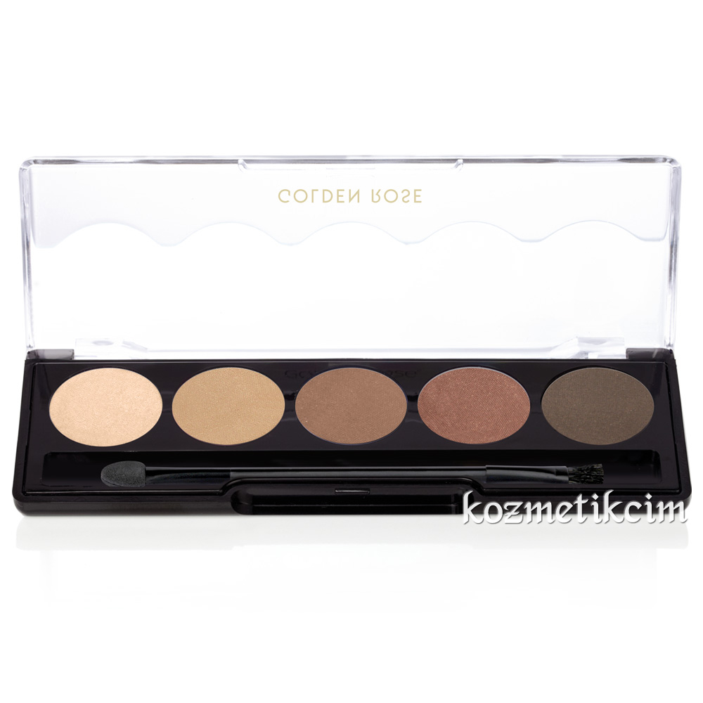 Golden Rose Professional Palette Eyeshadow -5 li Far  103 Brown Line