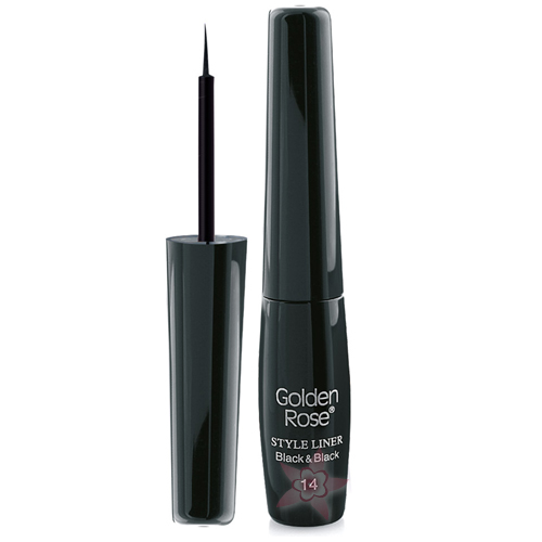 Golden Rose Style Liner Black & Black Eyeliner