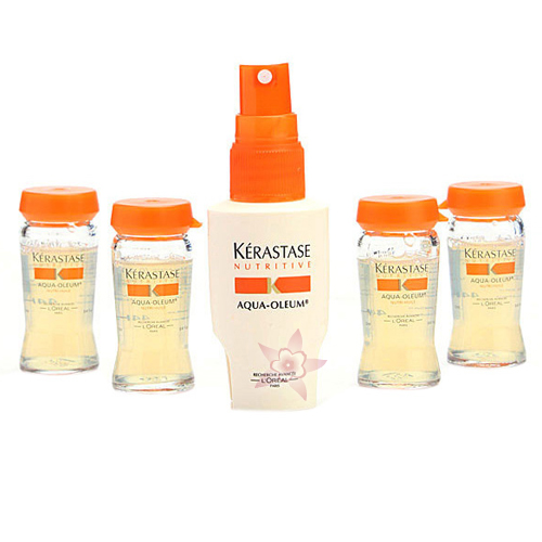 Kérastase Paris Nutritive Aqua - Oleum - Kuru ,Hassas Saçlar İçin Serum 4 Adet 48 ml 