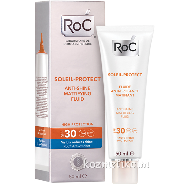 RoC Soleil Protect Parlama Karşıtı Güneş Korumalı Likit Yüz Nemlendiricisi SPF 30