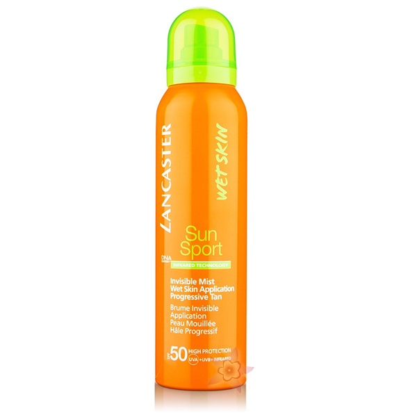 Lancaster Wetskin Sun Sport Invisible Mist Wet Skin Application Progressive Tan Spf 50-125 ml