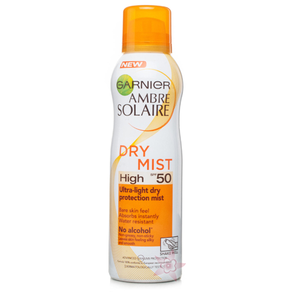 Garnier Ambre Solaire Dry Mist Gkf 50-Yağsız Dokusu İle Koruyucu Sprey 200 ml