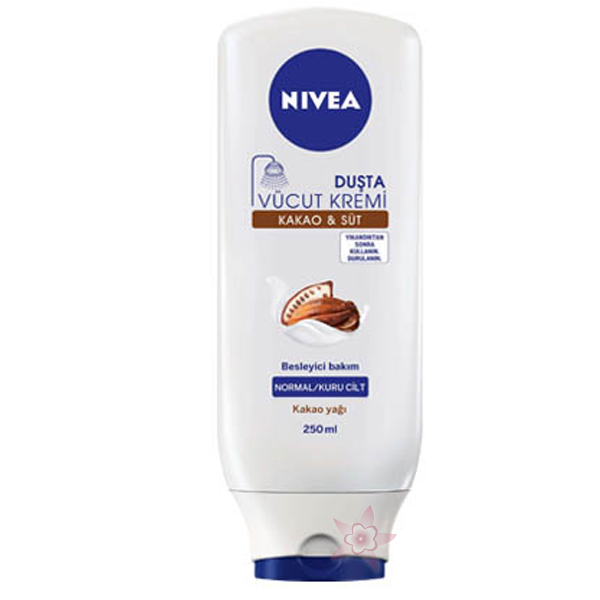Nivea Duşta Vücut Kremi Kakao Keyfi Normal-Kuru Cilt 250 ml