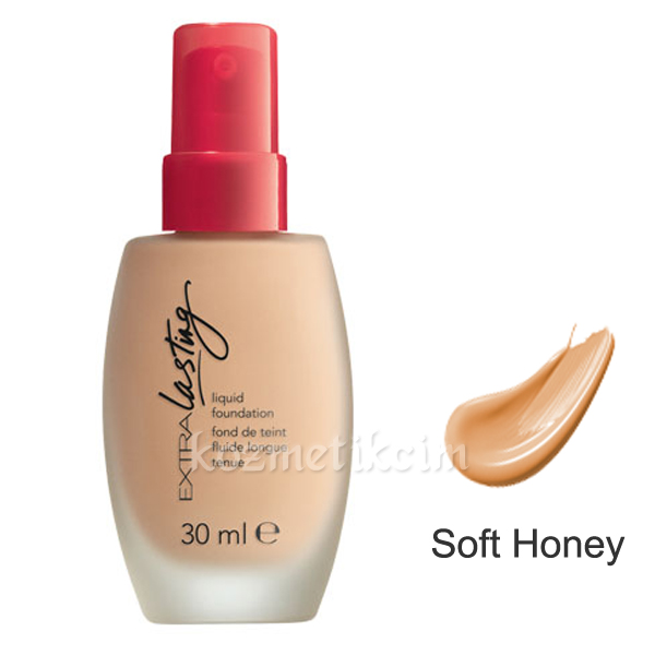 AVON Extra Lasting Likit Fondöten Soft Honey