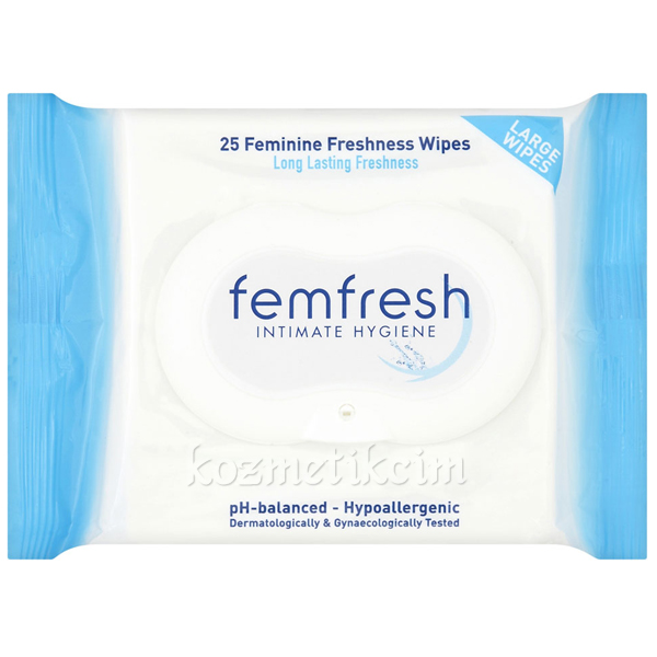 Femfresh Dış Genital Bölge Islak Mendili Temizleyici & Tazeleyici Etki 25 Adet