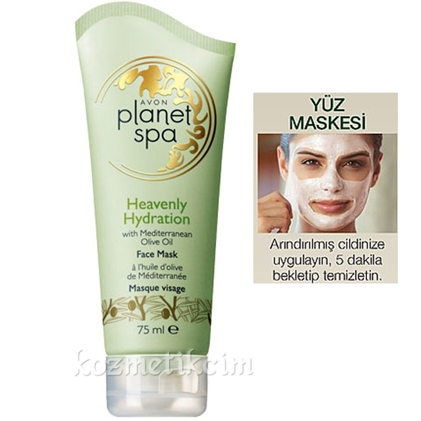 AVON Planet Spa Heavenly Hydration Zeytinyağı Özlü Yüz Maskesi 75 ml