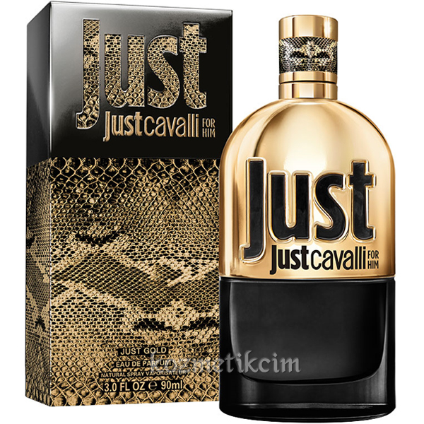 Roberto Cavalli Just Cavalli  Just Gold Man EDP 90 ml Erkek Parfümü 