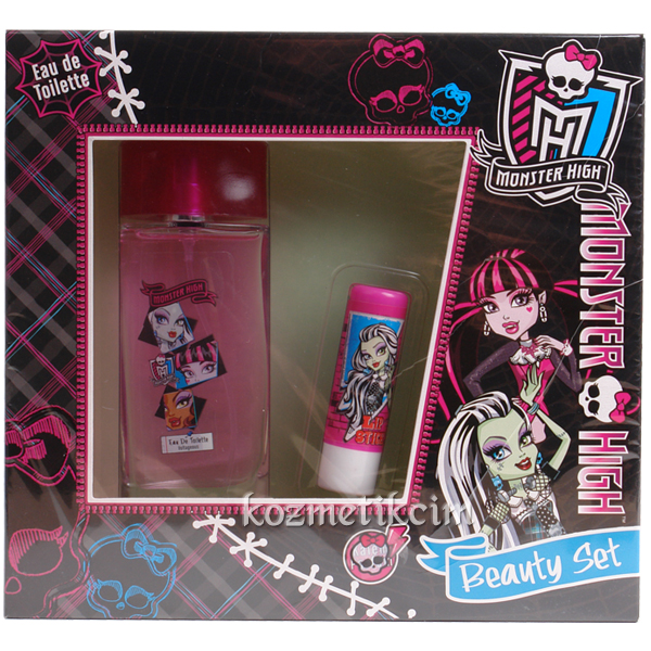 Monster High Edt 50 ml Çocuk Parfüm Seti Dudak Kremli