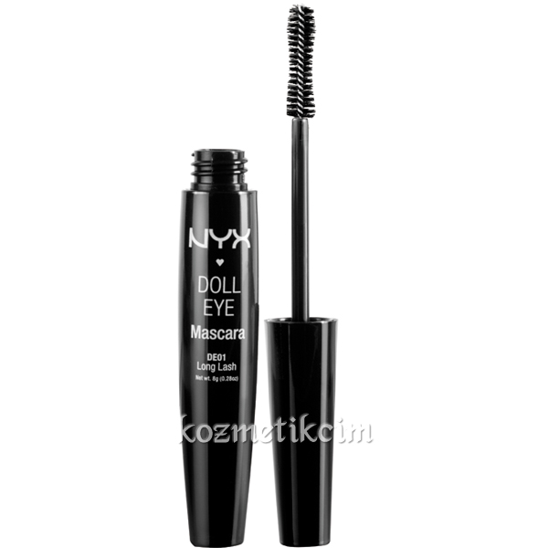 NYX Doll Eye Maskara Long Lash -Siyah