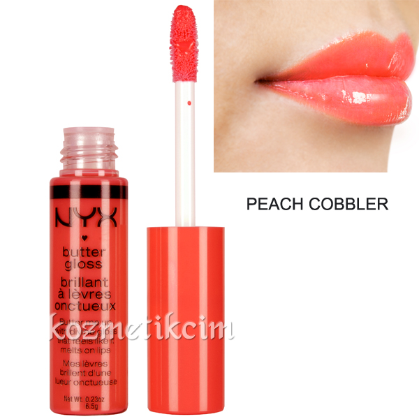 NYX Butter Gloss Dudak Parlatıcı Peach Cobbler