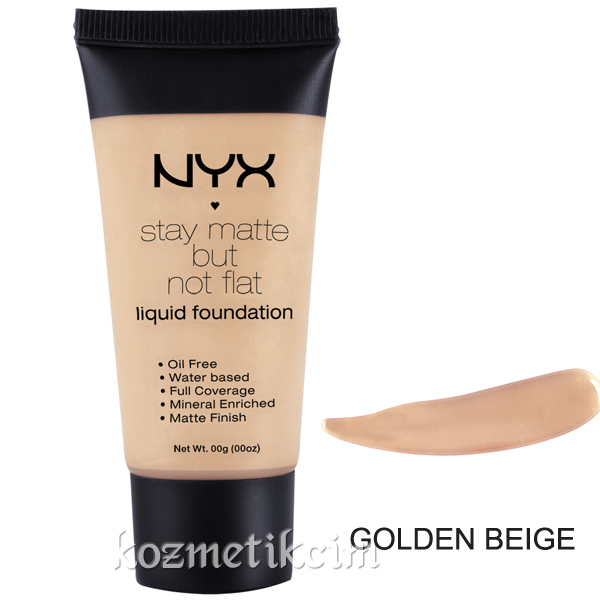 NYX Stay Matte But Not Flat Fondöten Golden Beige