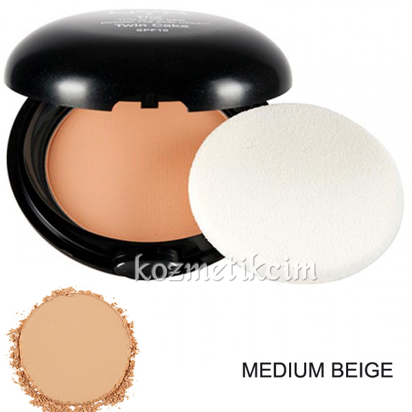 NYX Twin Cake Pudra Medium Beige