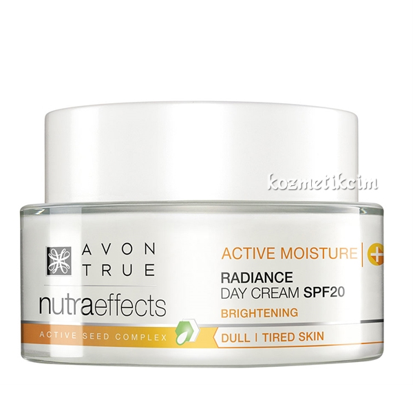 AVON True Nutra Effects Active Moisture Radiance Tazeleyici Gündüz Kremi SPF20
