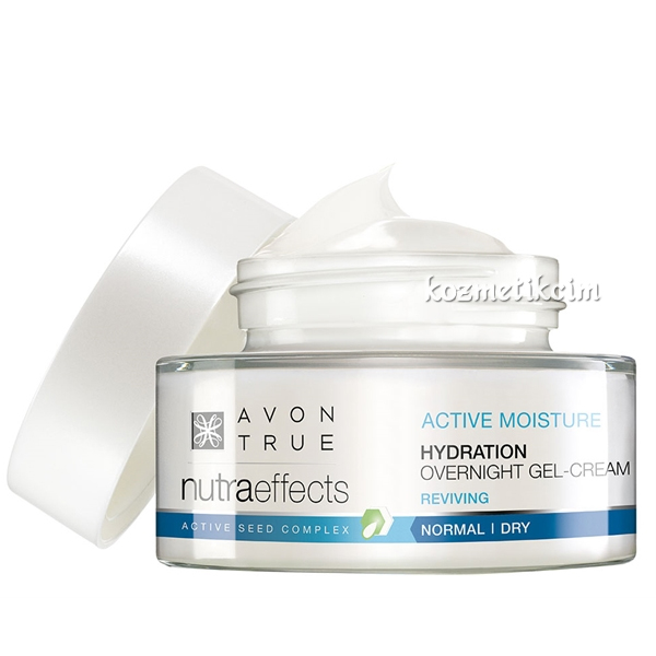AVON True Nutra Effects Active Moisture Hydration Jel Gece Kremi
