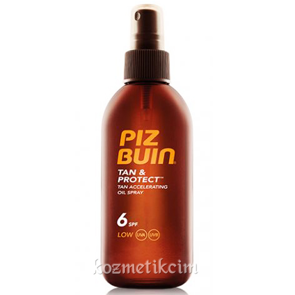 Piz Buin Bronzlaşma ve Koruma için Sprey Yağ SPF 6 150 ml