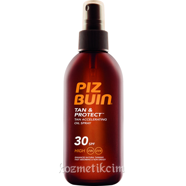 Piz Buin Bronzlaşma ve Koruma için Sprey Yağ SPF 30 150 ml