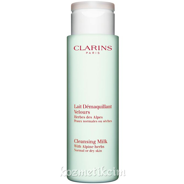 Clarins Lait Demaquillant Velours Temizleme Sütü 200 ml Normal ve Kuru Ciltler İçin