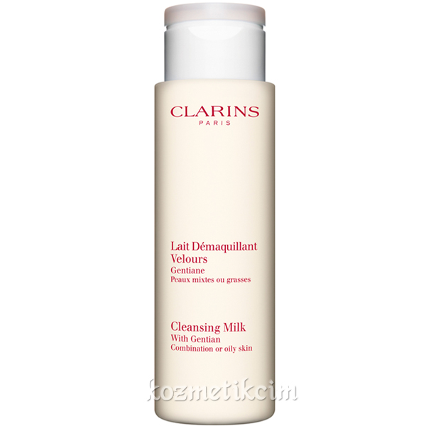 Clarins Lait Demaquillant Velours Gentiane Temizleme Sütü 200 ml Karma ve Yağlı Ciltler İçin