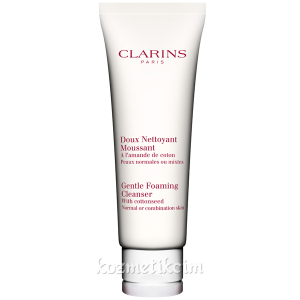 Clarins Gentle Foaming Cleanser with Cottonseed Temizleyici 125 ml Normal ve Karma Ciltler İçin