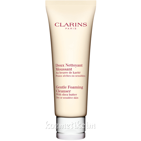 Clarins Gentle Foaming Cleanser with Shea Butter Temizleyici 125 ml Kuru ve Hassas Ciltler İçin