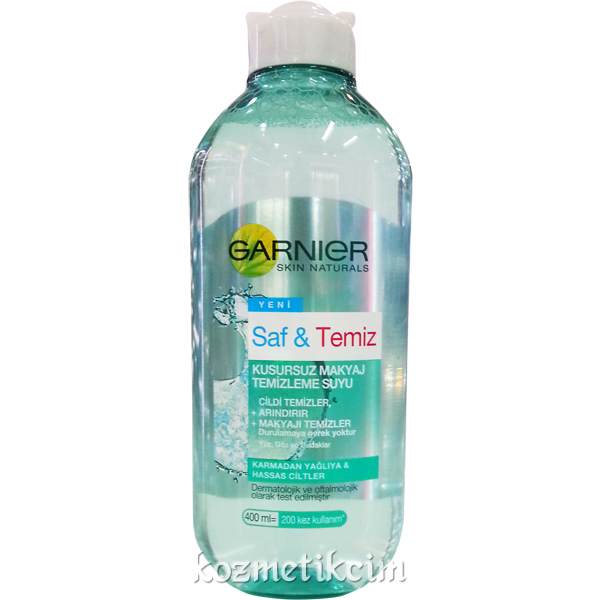 Garnier Skin Naturals Kusursuz Makyaj Temizleme Suyu Karmadan Yağlıya ve Hassas Ciltler İçin 400 ml 