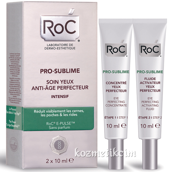 RoC Pro-Sublime Yaşlanma Etkilerine Karşı Kusursuzlaştırıcı Göz Bakım Sistemi