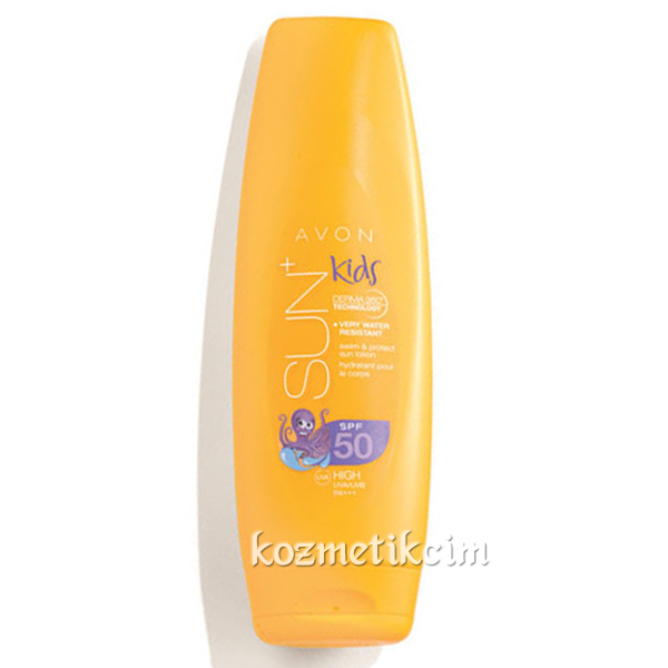 AVON Sun Swim & Protect Çocuklar için Güneş Losyonu SPF50 - 150ml