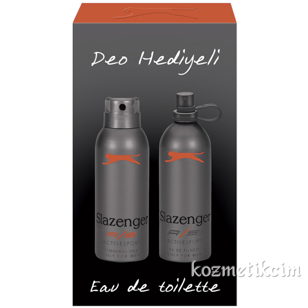 Slazenger Active Sport Kırmızı 125 ml EDT Erkek Parfümü Deodorant Hediyeli