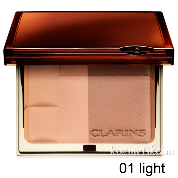 Clarins Bronzing Duo Powder Compact Bronzlaştırıcı Pudra 01 light